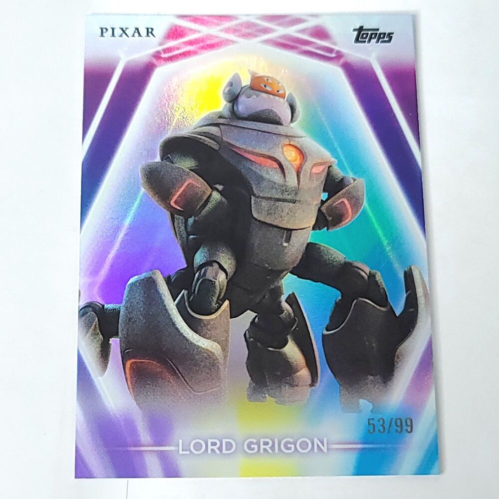 Lord Grigon Topps 2026 Disney Neon Holo Parallel Refractor Limited 53/99